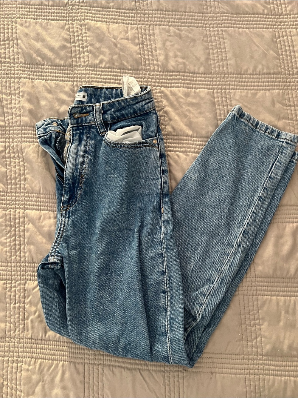 Zara Jeans - ankle mom style